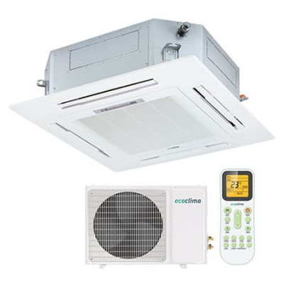 Кассетный кондиционер Ecoclima ECLCA-H24/4R1 + ECL-H24/4R1 + ECMB12 для ECLCA-H24/36/48/60