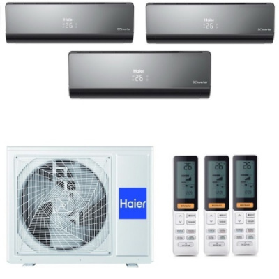 Мульти сплит-система Haier 3U70S2SR5FA / AS25S2SF2FA-B на 3 комнаты